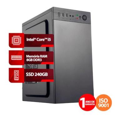 Imagem de Computador Intel Core i5, RAM 8GB, SSD 240GB, Linux  Goldentec