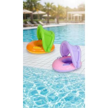 Imagem de Boia Infantil Com Cobertura E Assento 85x80cm - Congratulations Store