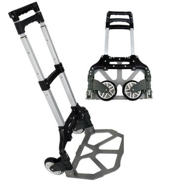 Imagem de Carrinho Carga Multiuso Plataforma Dobrável 80Kg