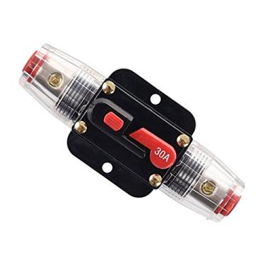 Imagem de RKURCK Disjuntor de disjuntor de 30 Amp, reinicialização manual, inversor de fusíveis em linha, para carros, marinhos, barcos, quadriciclos, áudio, sistema de inversor solar, proteção 12V-24V DC 30 Amp