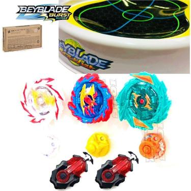 Imagem de Beyblade Arena Tempest Cloud 3-pack- 2 Lançadores - Hasbro