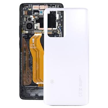 Imagem de HUANGYUNCHAO Acessórios telefônicos Tampa traseira da bateria de vidro para Xiaomi 11t/11t Pro Substituição do telefone celular