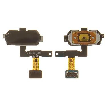 Imagem de Peças de reparo de cabo flexível compatíveis com Samsung J530F Galaxy J5 (2017), J730F Galaxy J7 (2017), (botão de menu, preto, com plástico, original (PRC))