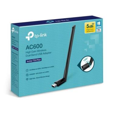 Imagem de Adaptador Usb Dual Band Wireless Ac600 Archer T2u Plus Tp-link