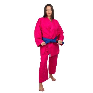 Imagem de Kimono Adulto Reforçado Judo Jiu-Jitsu, Haganah, Rosa, A0