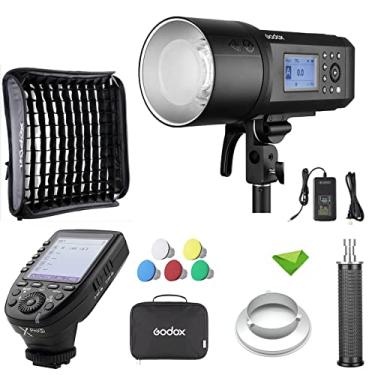 Imagem de Godox AD600Pro 600Ws TTL Flash + Godox XPro-S Gatilho para Sony c/Godox 60 * 60cm Softbox 2.4G 2600mAh Bateria 360 Flashes de Potência Total, 0.01-0.9s Reciclar Strobe Flash Outdoor Speedlight