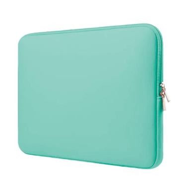 Imagem de Capa Case Luva Pasta Maleta Com Ziper Para Notebook De 15 15,6 Polegadas - Verde água