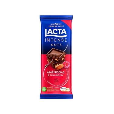 Imagem de Chocolate Lacta Intense Nuts Amêndoas E Framboesa - 85G