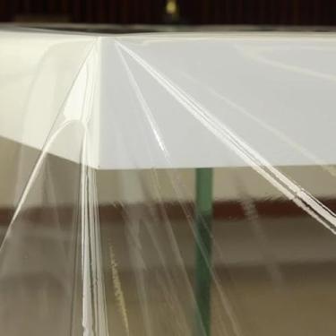 Imagem de Toalha Mesa 10 Cadeiras Plástico Impermeável 3,00m X1,40m Pvc