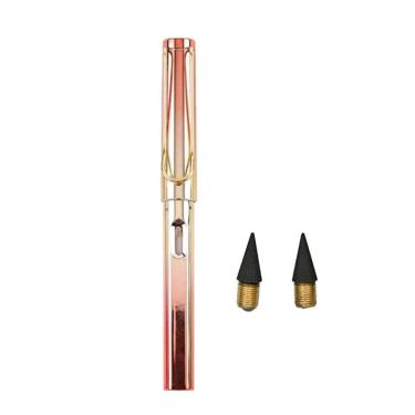 Imagem de Lápis Infinito Metalizado Colorido Com Borracha E Ponteiras