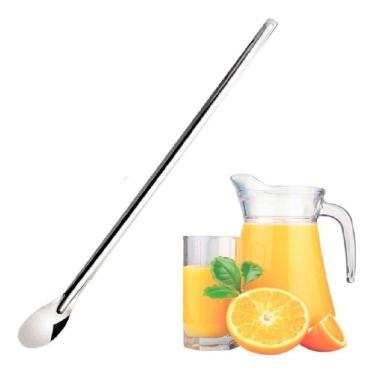 Imagem de Colher Bailarina Mexer Suco Refresco Caipirinha Drinks 30cm
