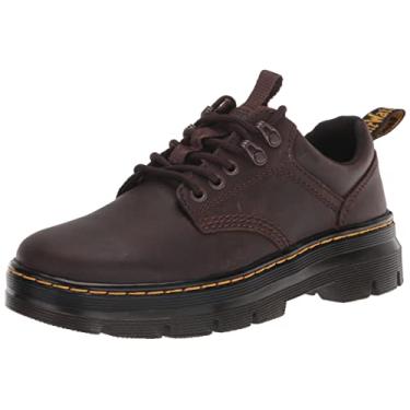 Imagem de Dr. Martens Sapato Oxford unissex adulto 5 Tie, Marrom escuro Crazy Horse, 11 Women/10 Men