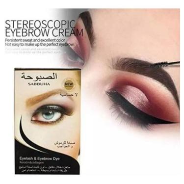 Imagem de Kit Henna Sobrancelhas Cílios Barba Fixador 10ml - Geral, Coffee