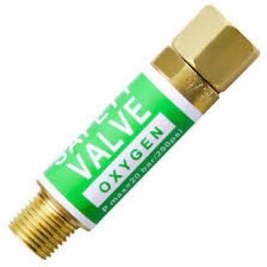 Imagem de Valvula seca de segurança oxigenio para regulador de pressão  - WW SOL