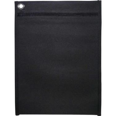 Imagem de Pasta Malote NYLON 25X35CM PRETA/AZUL SORT. PCT com 03 - GNA
