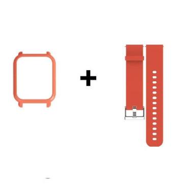 Imagem de Capa Case Pulseira Relógio Smartwatch - Lagos Importadora, Vermelha