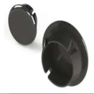 Imagem de Tampa furo 3/8 nylon nyl-042 preto - kit 50 pcs - Pichu