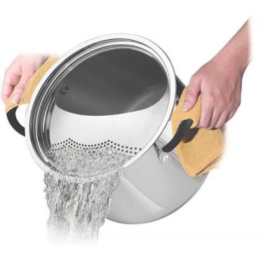 Imagem de Espagueteira Tramontina Moderna para Indução 24cm Aço Inox