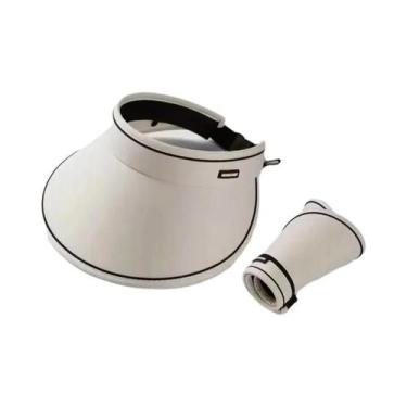 Imagem de Chapéu de Sol Feminino com Aba Grande e Proteção UV - Ideal para Cicli