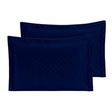 Imagem de Kit 02 Porta Travesseiros Matelado Ultrassônico Super Macio Acabamento