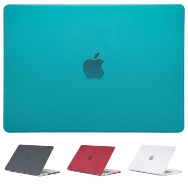 Imagem de Capa Fibra de Carbono Macbook Air 13.6 pol A3113 Cor:Verde