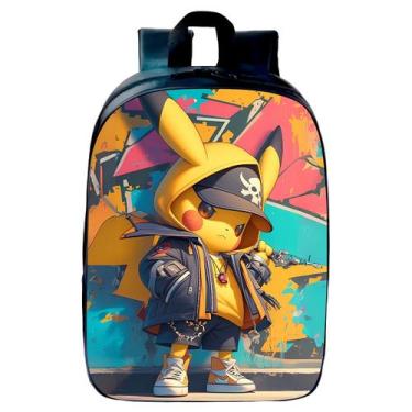 Imagem de Mochila Infantil Pikachu Amarela - VIA LIVRE, UN, Amarelo