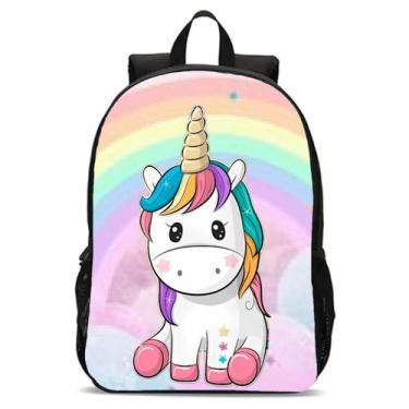 Imagem de Mochila Infantil Unicórnio Rosa - VIA LIVRE, UN, Rosa