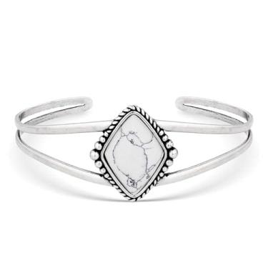 Imagem de Montana Silversmiths Pulseira de ardósia em branco, Metais, Sem Pedra Preciosa