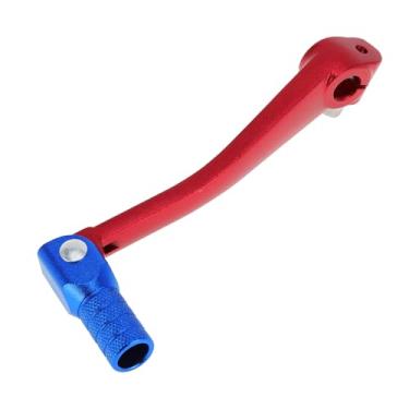 Imagem de Hihaha Alavanca de câmbio dobrável de motocicleta para Bosuer 125 liga de alumínio Pedal alavanca de câmbio braço vermelho azul