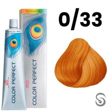 Imagem de Wella Perfect Color 0/33 Dourado Intenso Special Mix 60ml, UNICA