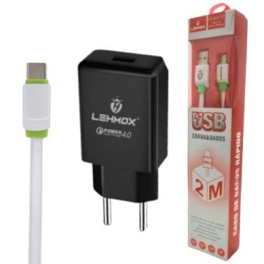 Imagem de Kit Carregador Turbo compatível com SAMSUNG GALAXY M35 / Cabo USB C e 