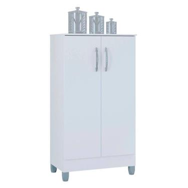 Imagem de Armário Multiuso 60cm 2 Portas Tami P11 Branco - Mpozenato