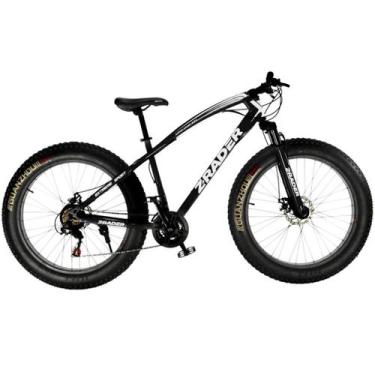 Imagem de Bicicleta Fat Bike  Aro 26 Câmbio Shimano 21 Marchas - Zrader, Preto