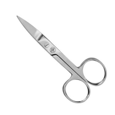 Imagem de Tesoura Inox Curvada para Unha - Mundial