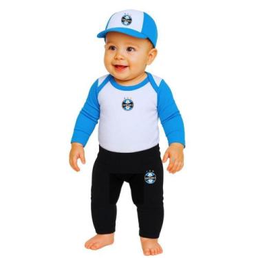 Imagem de Kit Conjunto Grêmio Body Calça e Boné Oficial - Revedor, M