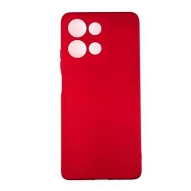 Imagem de Compativel com Moto G56 - Capa Capinha Case Silicone Macia Aveludada Forro Interno Premium Vermelha