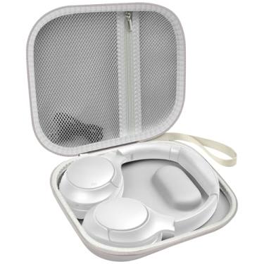 Imagem de Capa de fone de ouvido compatível com TOZO HT2/para BERIBES/KVIDIO/para JBL Tune 720BT/770NC híbrido com cancelamento de ruído ativo, bolsa para fone de ouvido Bluetooth sem fio (cinza)