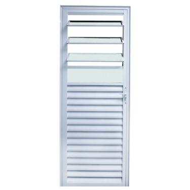 Imagem de Porta Basculante 210x070 Branco Lado Direita L.25 - RV PORTAS E JANELA