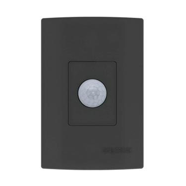 Imagem de Sensor De Presença Qualitronix QI2MP | De Embutir, Parede 180 Graus, Preto, Bivolt