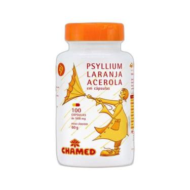 Imagem de Vitamina Psyllium-Laranja-Acerola 100 Cps - CHAMEL