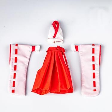 Imagem de ATSTORYTIDE 1/12 Ratio of Women's Clothing ，Witch Set,1 Clothing+1 Skirt+2 Sleeves (red)