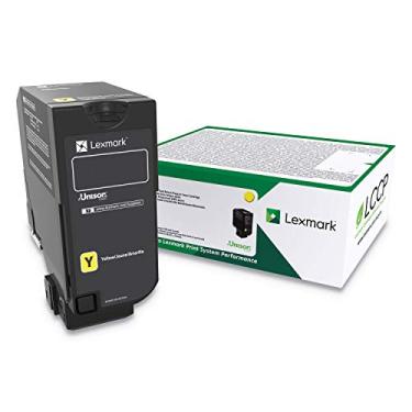 Imagem de Lexmark Cartucho de toner amarelo do programa de retorno de alto rendimento para o governo dos EUA, rendimento de 12.000 (74C0HYG)