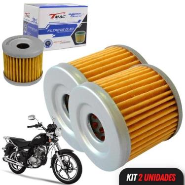 Imagem de Kit 2 Filtro De Óleo Suzuki Yes Burgman Intruder Gsr 125 150 - Tmac