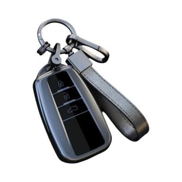 Imagem de Capa De Chaveiro Remoto Para Carro Toyota Corolla Prius Camry CHR RAV4