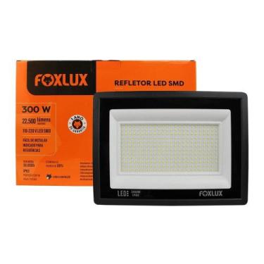 Imagem de Refletor Foxlux LED 300W, 6,5k, Preto