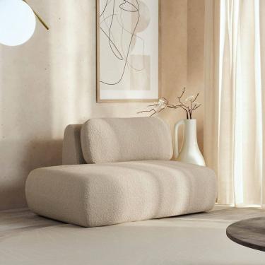 Imagem de Sofá Modular Sumiê 100cm Esquerdo Orla Cabecasa Madeiramadeira Areia