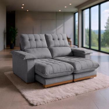 Imagem de Sofá 2 Lugares 2,00m Retrátil e Reclinável Milano Bom Pastor