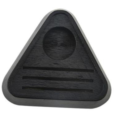 Imagem de ＫＬＫＣＭＳ Suporte de tela de disco de café de madeira, acessórios de base de armazenamento, compacto, reutilizável, resistente, organizador de rede de, Preto