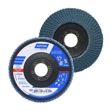 Imagem de Disco lixa flap 4.1/2 060 norton.