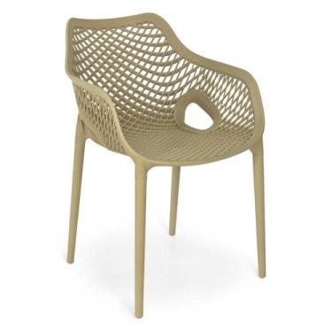 Imagem de Cadeira de Jantar Design Suits com Braço Empilhável em Polipropileno -